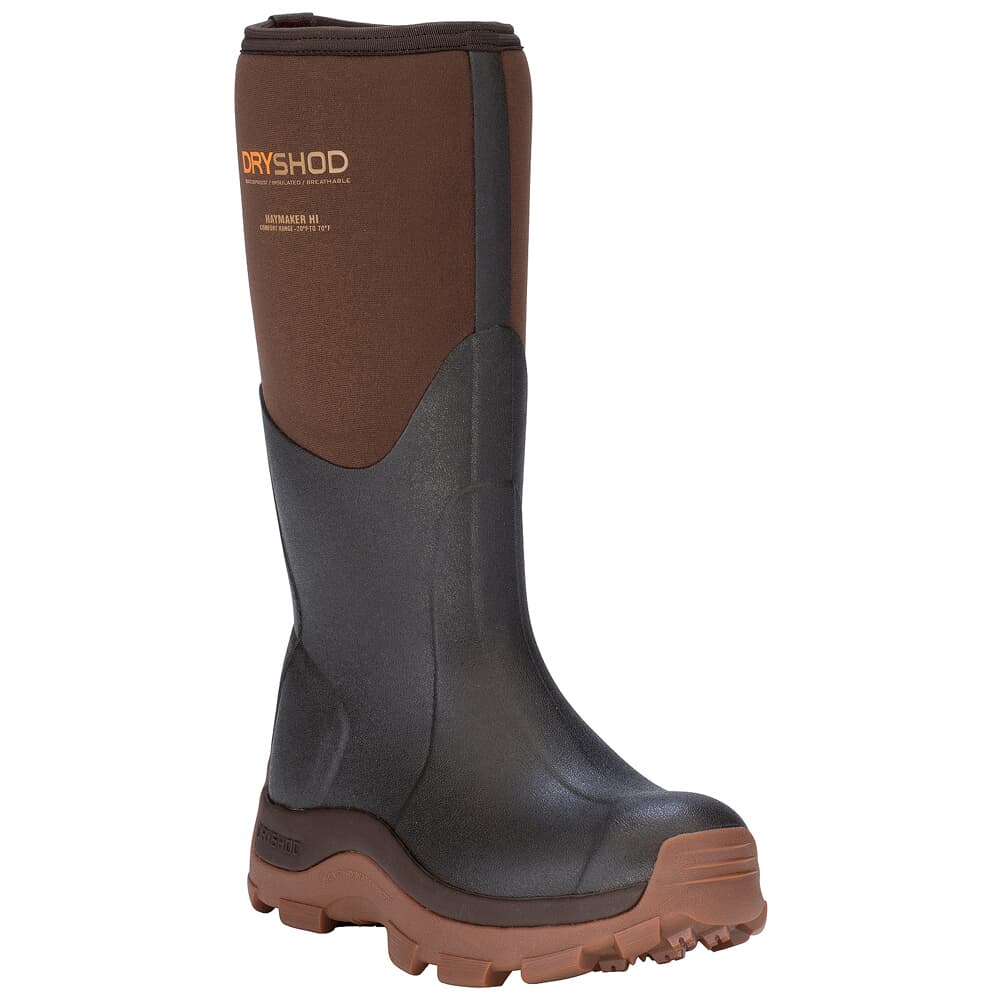 Dryshod Women's Haymaker Hi Brown/Peanut Size 9 Boots HAY-WH-BR-W09