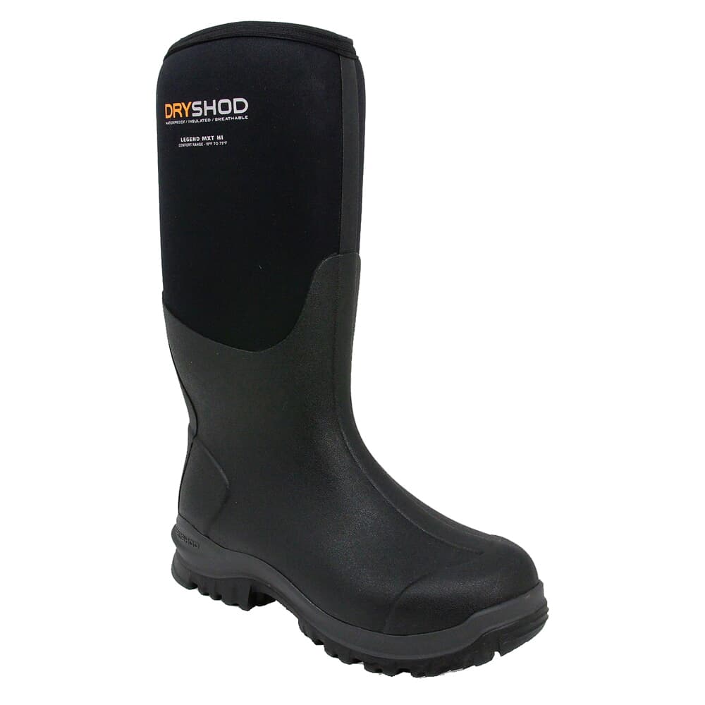 Dryshod Legend MXT Hi Black/Neon Boots LGX-MH-BK-M