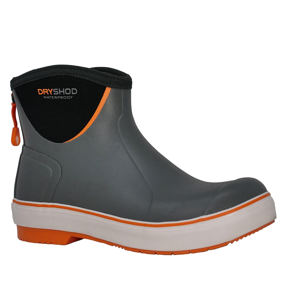 Dryshod Slipnot Deck Boot Grey/Orange Boots SLN-MA-GY-M