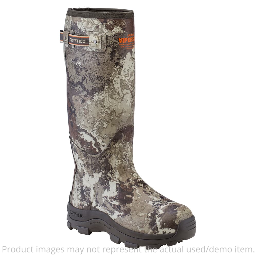 USED Dryshod Viperstop Veil Alpine Size 10 Boots VPS-MH-CM-M10 - Light Wear On Soles USED10132