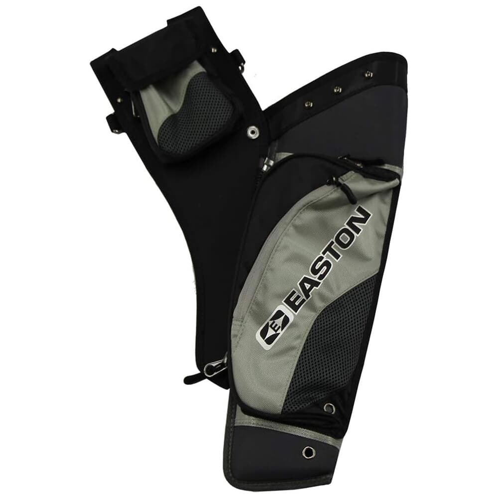 Easton Deluxe Hip Quiver Takedown w/ Belt LH Gray 128254