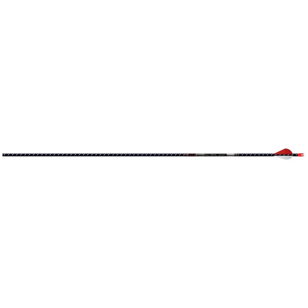 Easton 5mm FMJ 400 Arrow w/2'' Blazer Vanes & 25gr Aluminum Half-Outs 6pk 501238