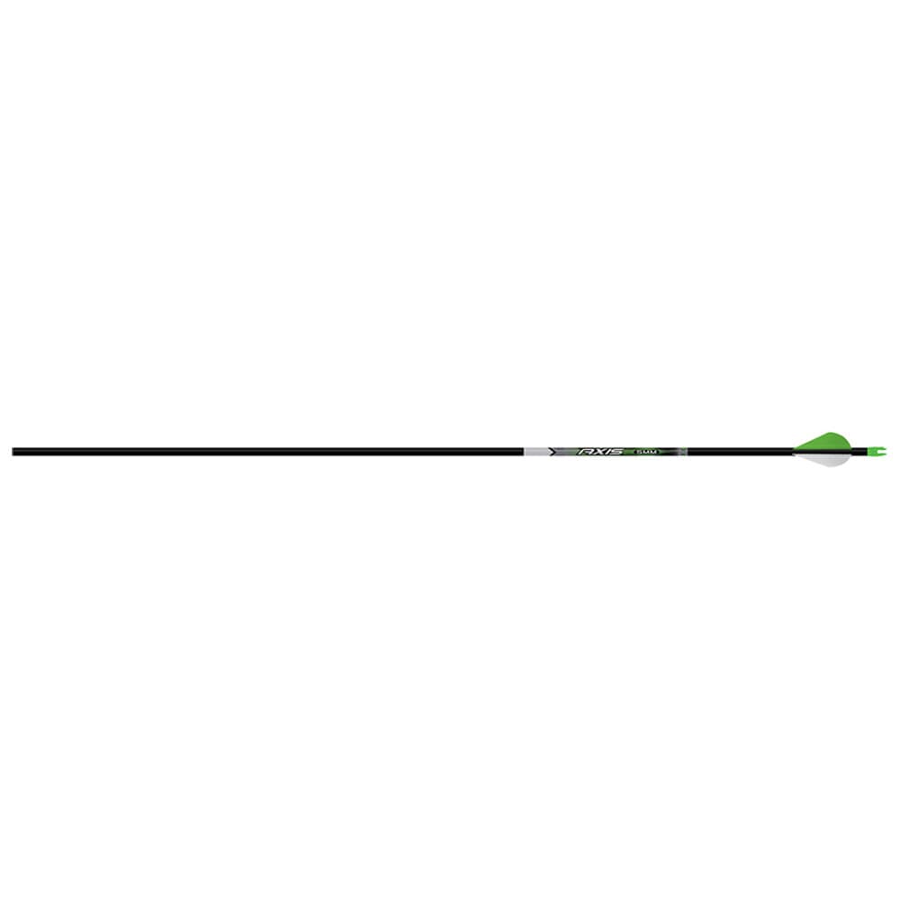 Easton 5mm Axis 600 Arrow w/2'' Blazer Vanes & 25gr Aluminum Half-Outs 6pk 701280