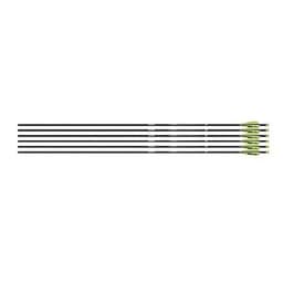 Easton 4mm FMJ Match Grade 400 Arrow w/3'' Hybrid 26 Vanes & 55gr Half-Outs 6pk 801393
