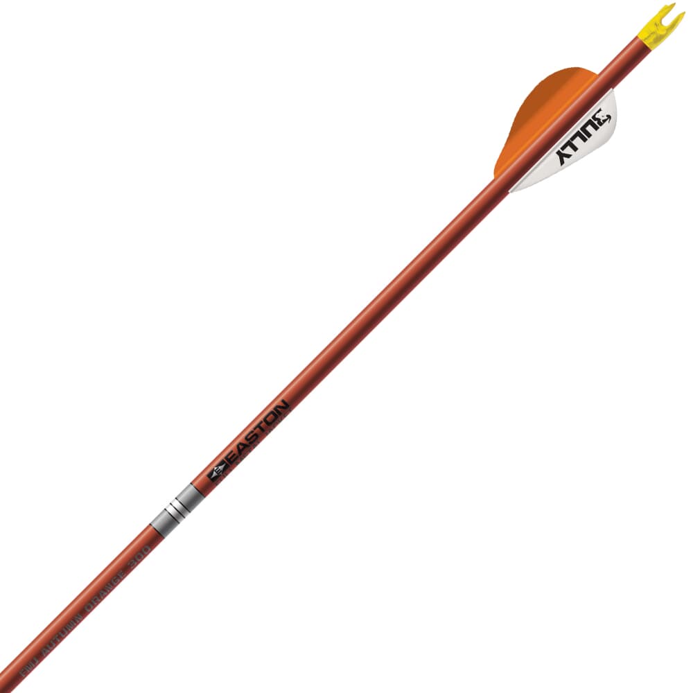 Easton FMJ 5mm Size 400 Autumn Orange 2'' Bully Vanes 6pk 830475