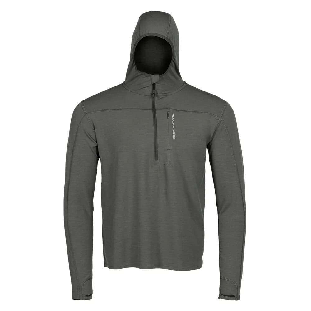 Eberlestock Lochsa Merino 1/2 Zip Hoody Gunmetal Large L12TL