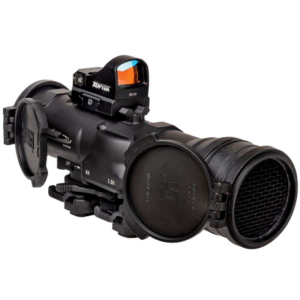 Elcan SpecterDR 1.5x/6x 5.56mm Riflescope with Flip Covers