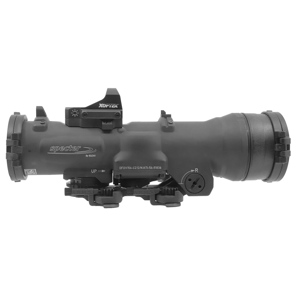 Elcan SpecterDR 1 5x 6x 7 62mm Riflescope w Flip Covers  ARD  A R M S    4MOA XOPTEK DFOV156-L2-X4