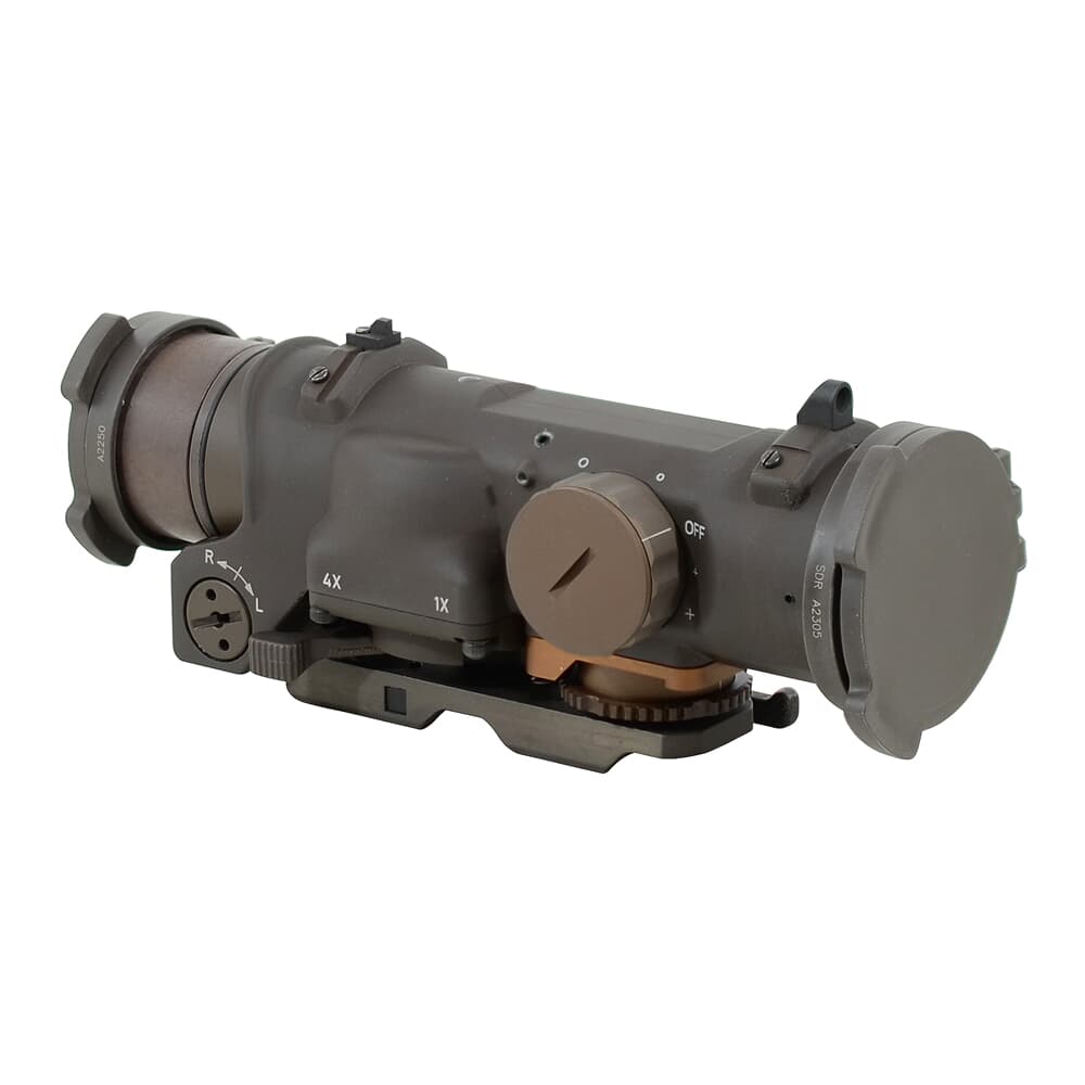 Elcan SpecterDR Optical Sight model DFOV14-T1 1-4x 5.56 NATO FDE CX5395 reticle UA-1864