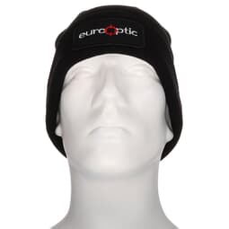 EuroOptic Black Logo Fleece Lined Logo Beanie 190207-4
