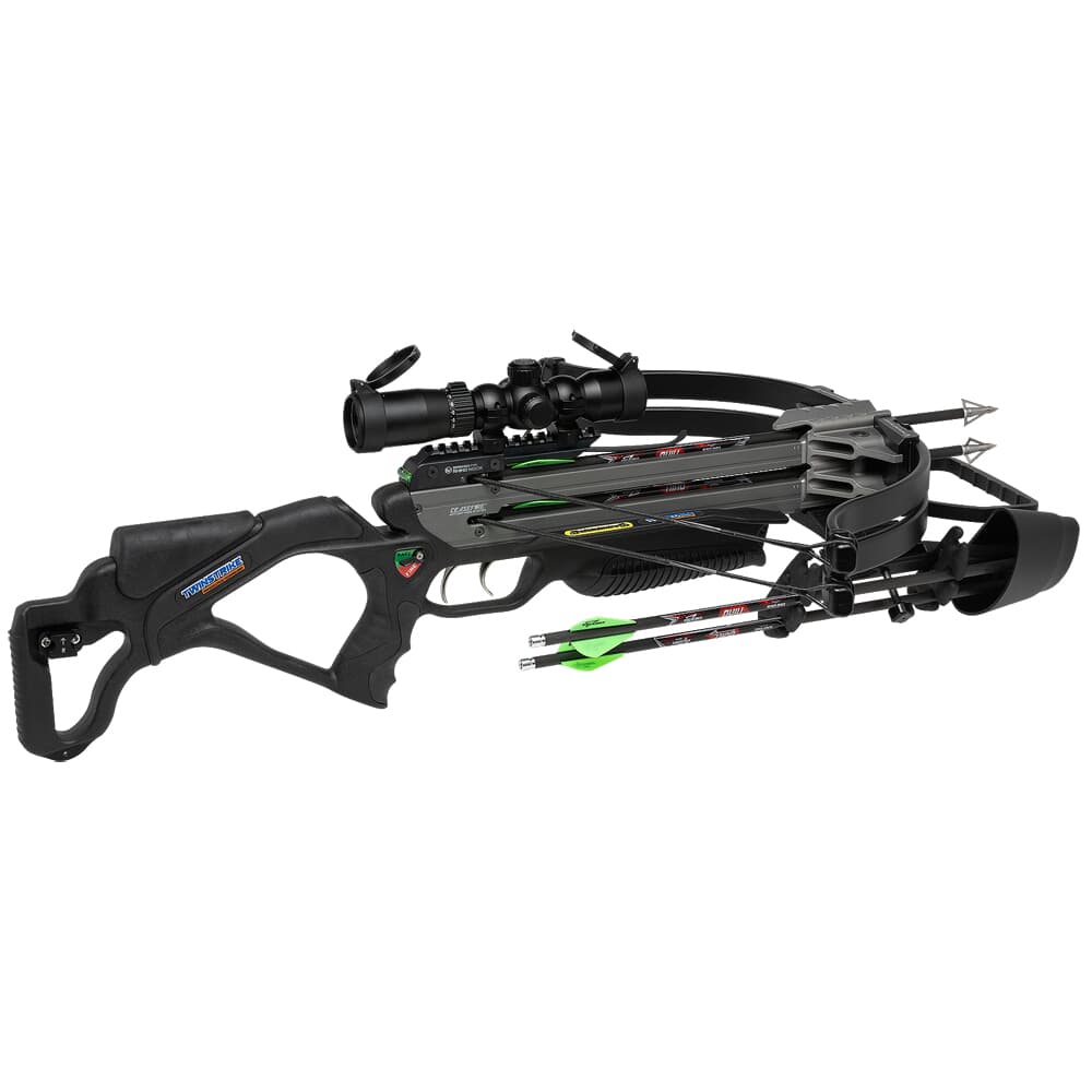 Excalibur TwinStrike TAC2 Black Crossbow w/Tact 100 Scope &amp; Charger EXT E10756