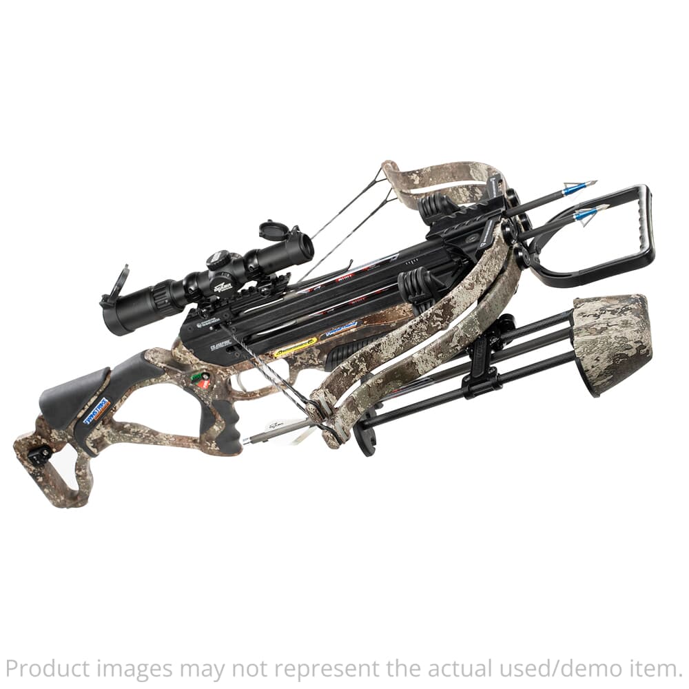 Excalibur USED TwinStrike True Timber Strata Crossbow w/Overwatch Scope &amp; Charger EXT E74383 - Excellent Condition USED7636