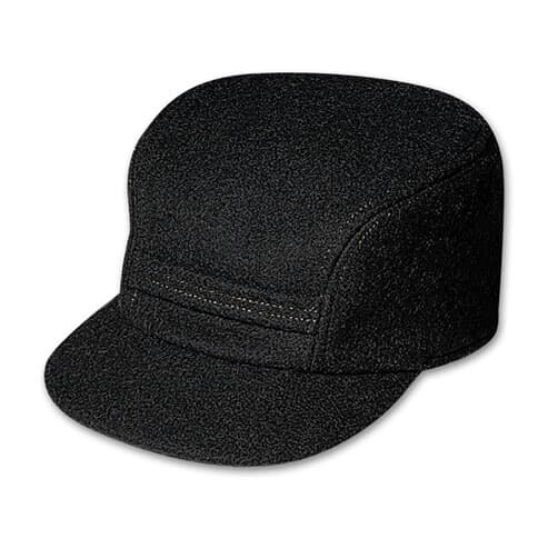 Filson SM Black Mackinaw Cap 60040