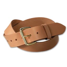 Filson 30 Tan/Brass 1.5" Leather Belt 63202242206