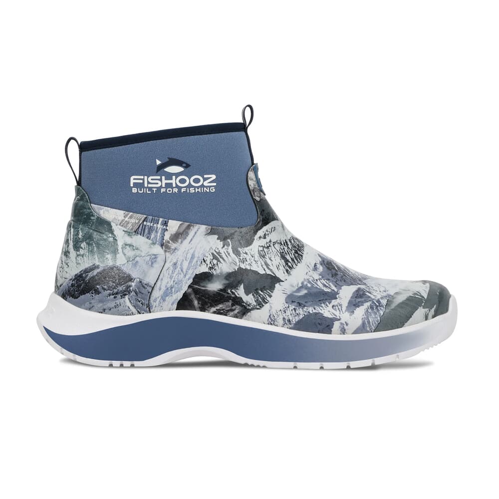 Fishooz DryRun Ankle Splotch/Blue Boots DRA-MA-SPL-M