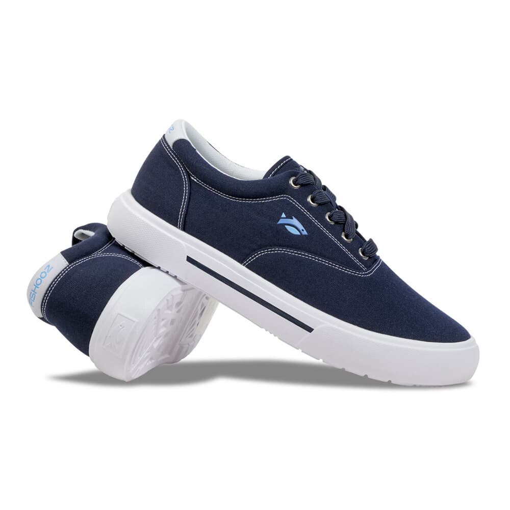 Fishooz Sunbrella Lace Navy/White Shoes SBR-MLC-NVY-M