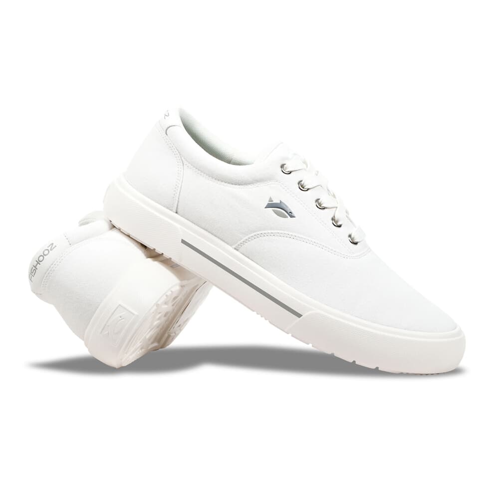Fishooz Sunbrella Lace White/White Shoes SBR-MLC-WHT-M
