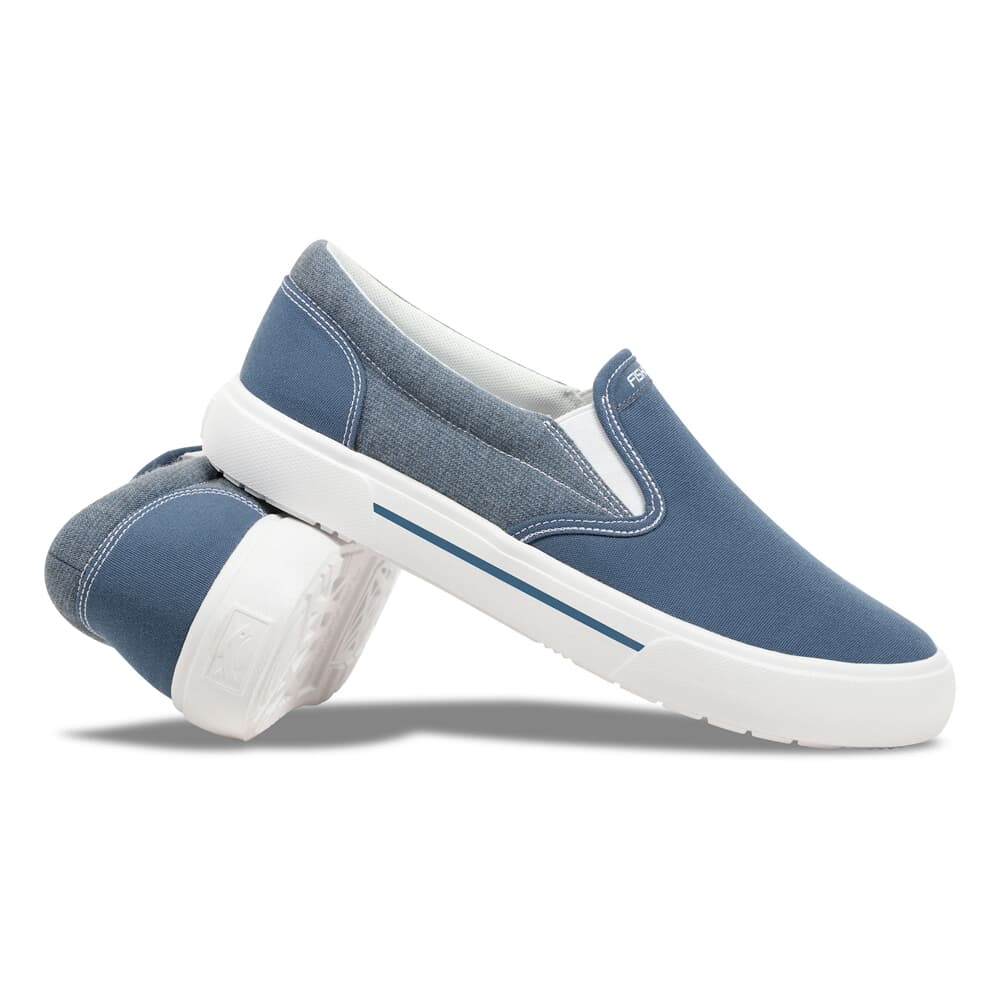 Fishooz Sunbrella Slip-On Denim/White Shoes SBR-MSO-DNM-M