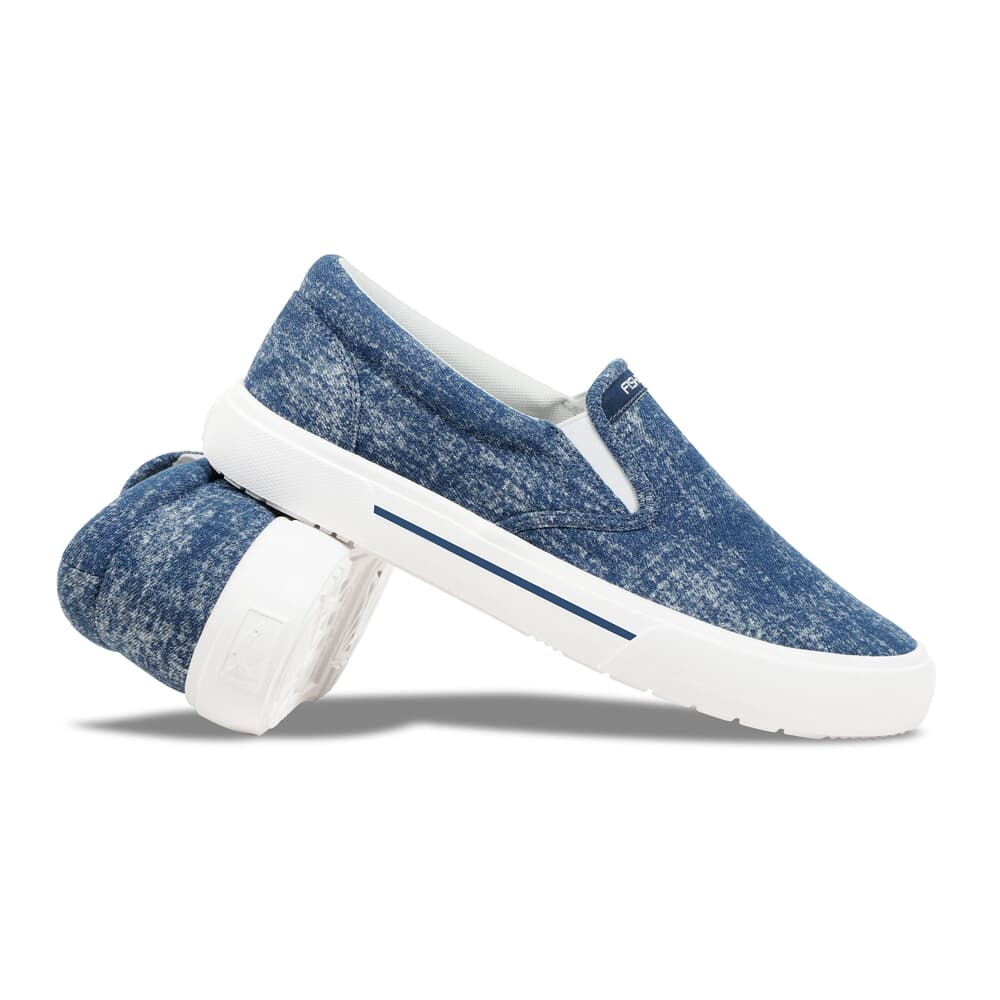 Fishooz Sunwashed Slip-On Navy/White Shoes SUN-MSO-NVY-M