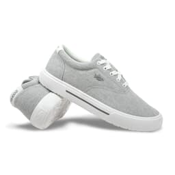 Fishooz Women's Sunwashed Lace Grey/White Size 10 Shoes SUN-WLC-GRY-W10