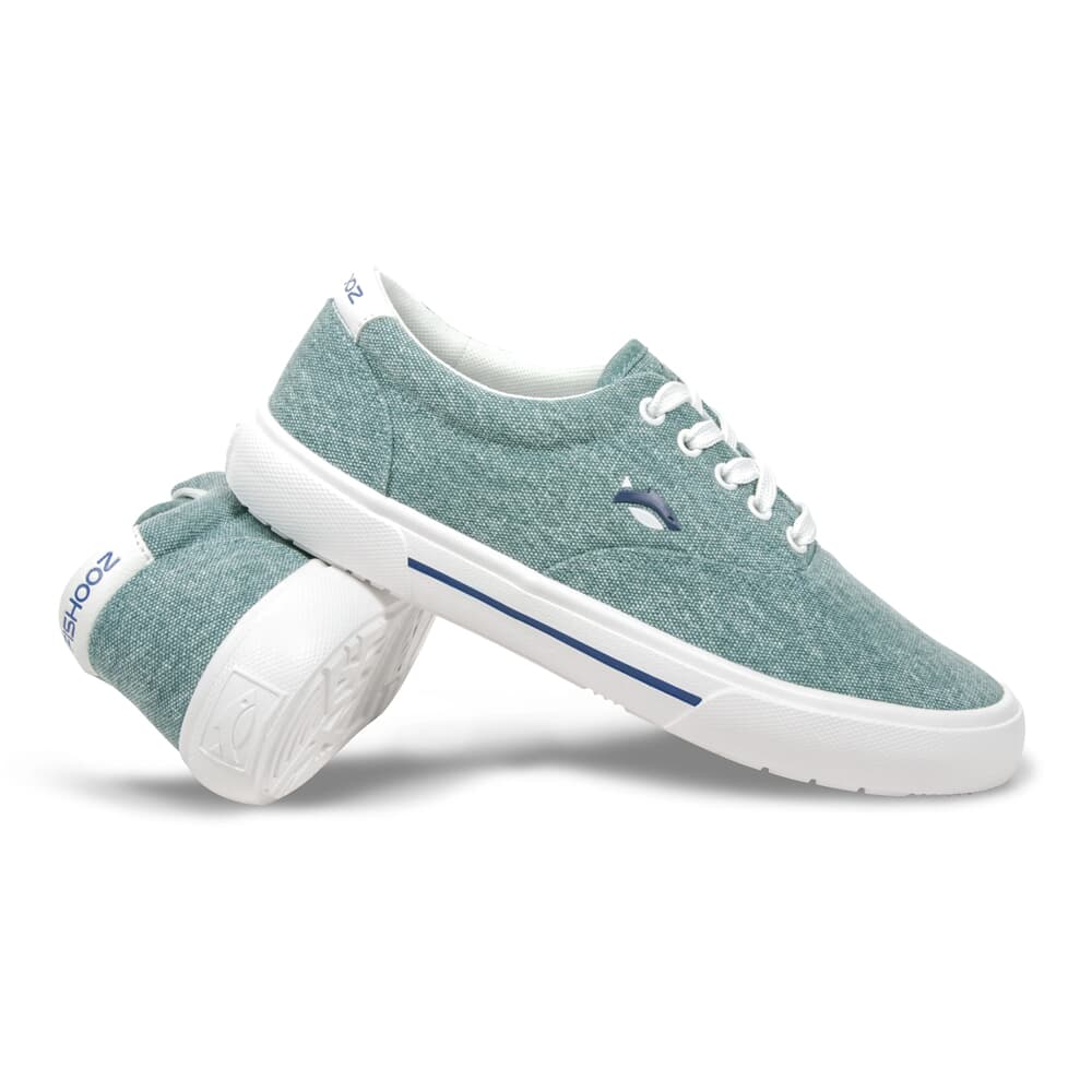 Fishooz Women's Sunwashed Lace Teal/White Size 10 Shoes SUN-WLC-TEL-W10