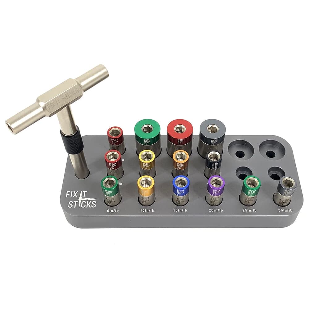 FIS Bench Top Kit w/Aluminum Base, 14 Torque Limiters, & T-Handle