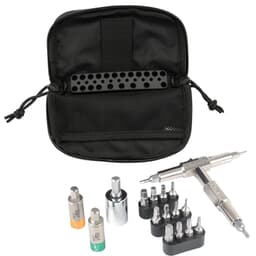 FIS 65 & 25in lbs Torque Limiter Kits w/16 Bits, 1/2 Socket, Bit Adapter, & Deluxe Case
