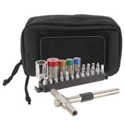 FIS 65, 45, 25, & 15in lbs Torque Limiter Kits w/Modular T-Drive, 16 Bits, 1/2 Socket, Bit Adapter, & Deluxe Case