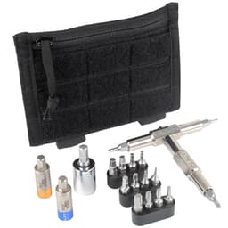 FIS 45 & 15in lbs Torque Limiter Kits w/16 Bits, 1/2 Socket, Bit Adapter, & Pouch