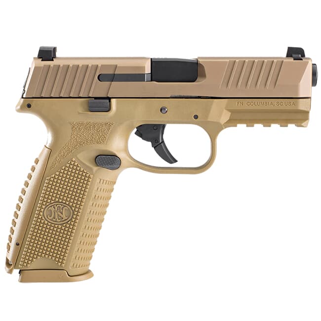 FN 509, 9mm NMS FDE/FDE 4&quot; Bbl Pistol w/ (2) 17RD Mags 66-100489