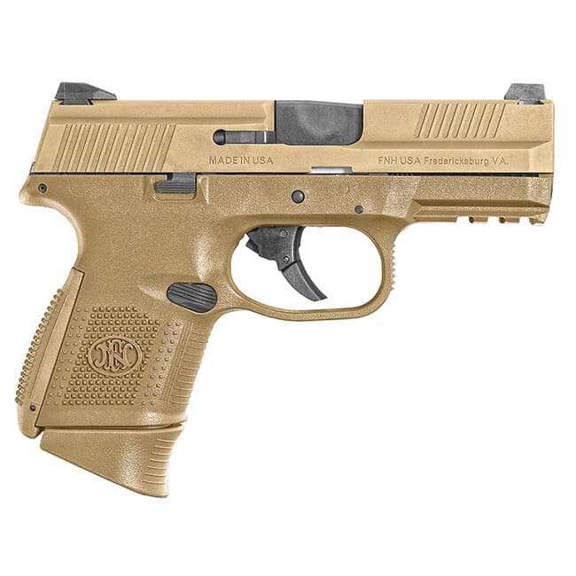 FNS-9C 9mm 3.6: Barrel 10+1 Flat Dark Earth 66-100113