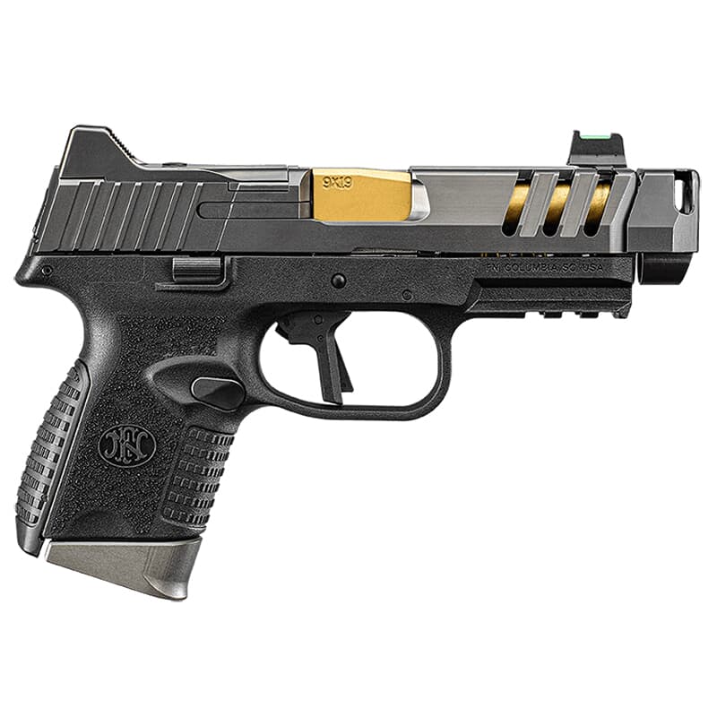 FN America 509 CC Edge 9mm 4.2&quot; Bbl NMS Black/Grey Pistol w/(3) 10rd Mags 66-101350