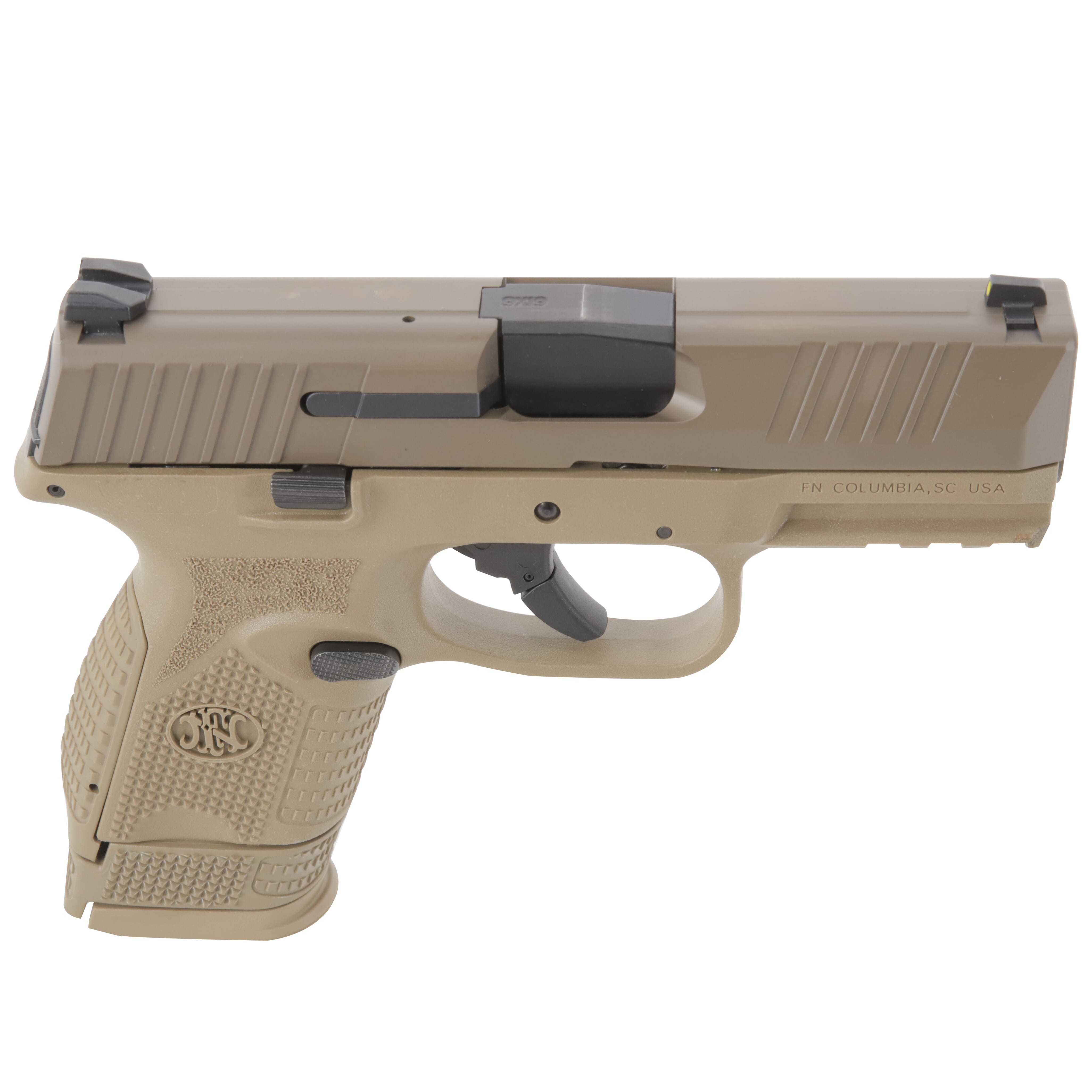 FN 509 Compact 9mm FDE/FDE Pistol w/(1) 12rd and (1) 15rd Mags 66-100818
