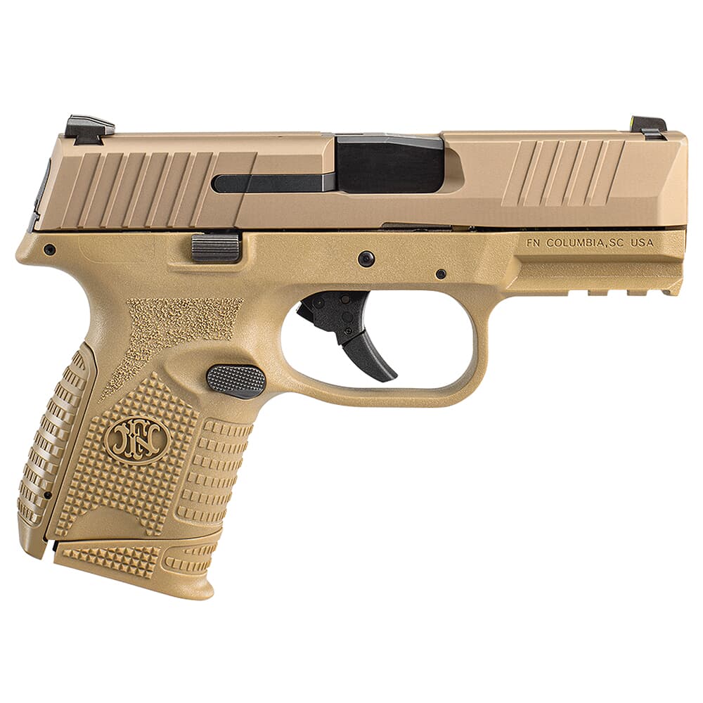FN 509 Compact 9mm FDE/FDE Pistol w/(2) 10rd Mags 66-100819