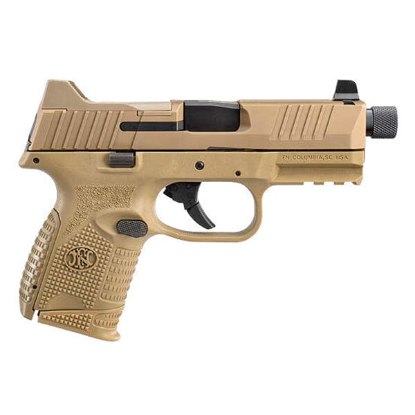 FN 509 Compact Tactical 9mm FDE/FDE Pistol w/ (1) 12rd and (1) 24rd Mags 66-100780