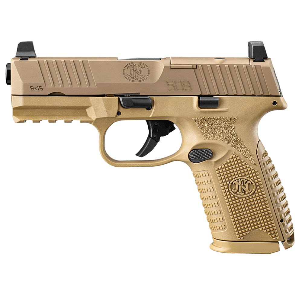 FN 509 Midsize MRD FDE Pistol (2) 15-Rd Mags 66-100741 For Sale ...