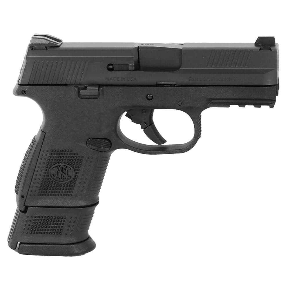 FN FNS-9 Compact 9mm NMS BLK/BLK Pistol with (2) 12-Rnd (1) 17-Rnd Night Sight 66792