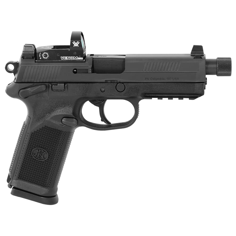 FN FNX-45 Tactical .45 ACP BLK/BLK NS Pistol with 2X10 Vortex Venom Red Dot 66-100658