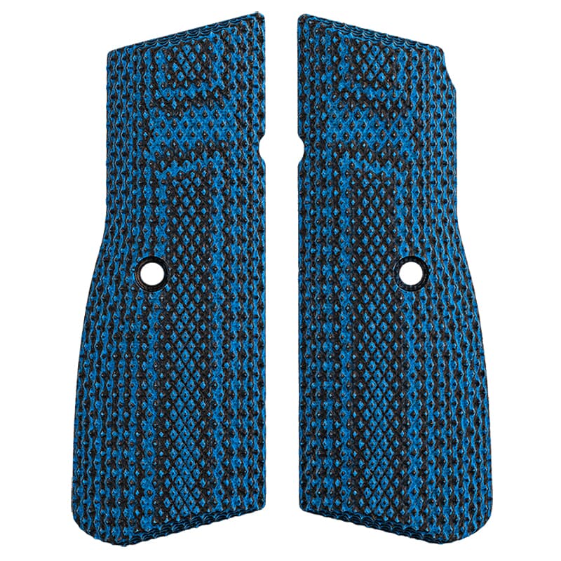 FN America High Power G10 Black/Blue Pistol Grips 20-100622