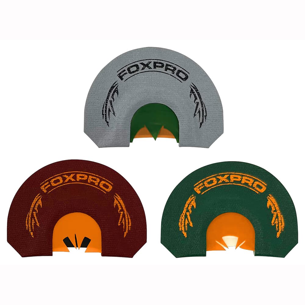 FOXPRO Beardtaker Combo Pack w/Snood Crusher, Beard Buster, &amp; Gobble Snatcher Diaphragm Calls CSBRDTKR-COMBO