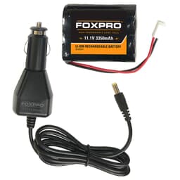 FOXPRO Extended Capacity 3350mAh Battery & Car Charger EXTBATTCHG