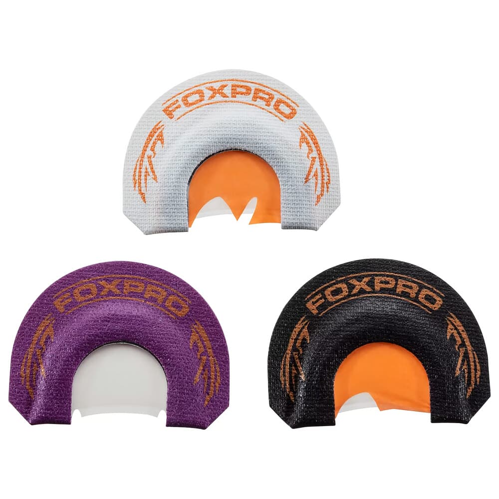 FOXPRO Hybrid Spur Diaphragm Turkey Call Combo Pack w/Hen Honcho, Dirty Bird &amp; Sassy Cutter Calls HYBRID-SPUR-COMBO