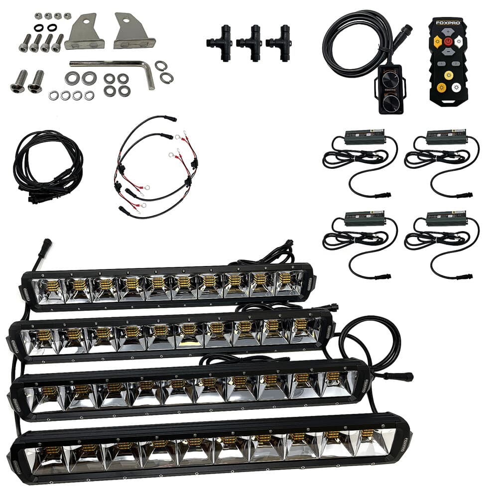FOXPRO Mudcutter Bow Fishing Light 4 Pack Kit MUDCT4KIT