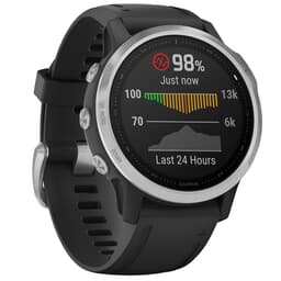 Garmin fenix 6S Silver w/Black Band Smartwatch 010-02159-01