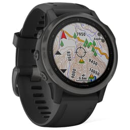 Garmin fenix 6S Sapphire Carbon Grey DLC w/Black Band Smartwatch 010-02159-24