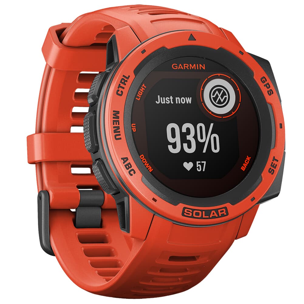 Garmin Instinct Solar Flame Red Smartwatch 010-02293-21