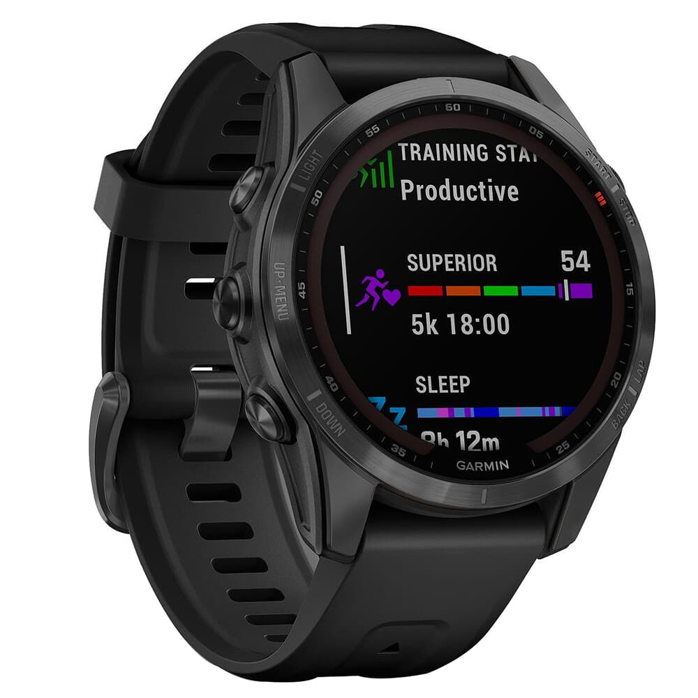 Garmin fenix 7S Solar Slate Gray w/Black Band Smartwatch 010-02539-12