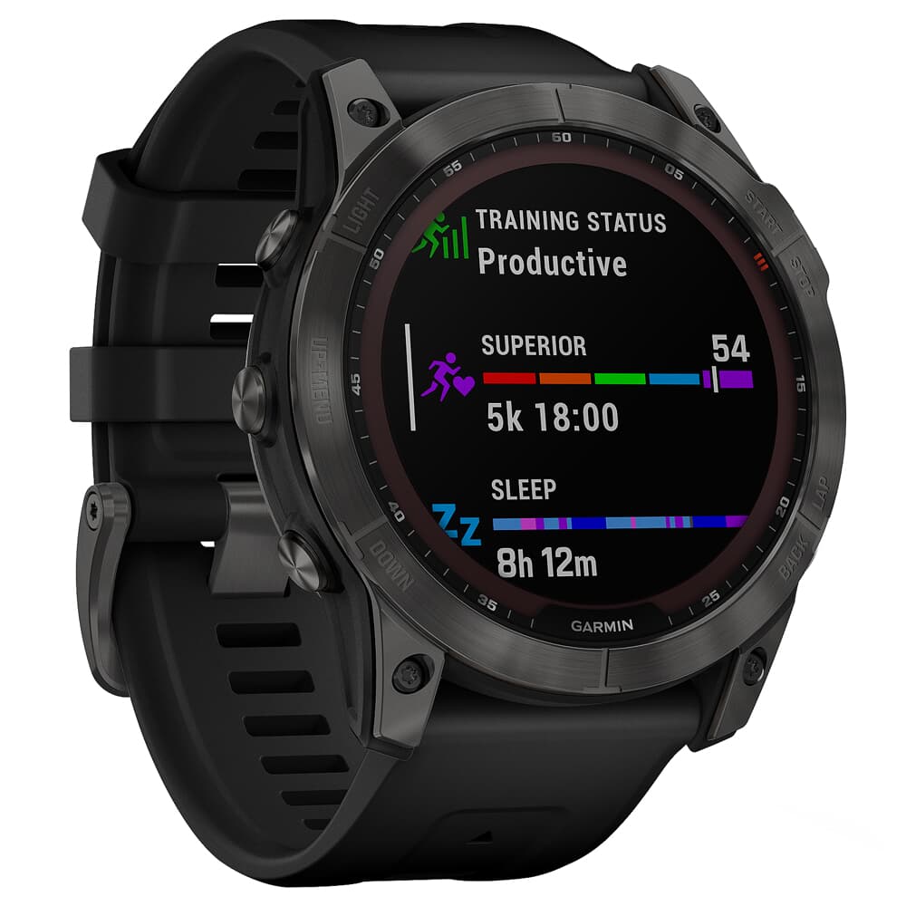 Garmin fenix 7X Solar Slate Gray w/Black Band Smartwatch 010-02541-00