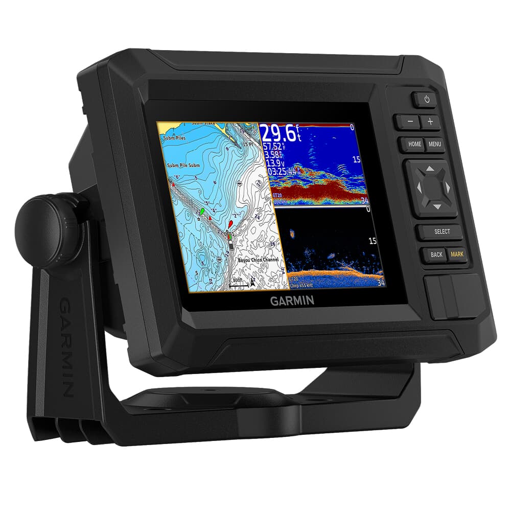 Garmin ECHOMAP UHD2 53cv Fish Finder w/GT20-TM Transducer &amp; Garmin Navionics+ U.S. Inland Mapping 010-02590-51