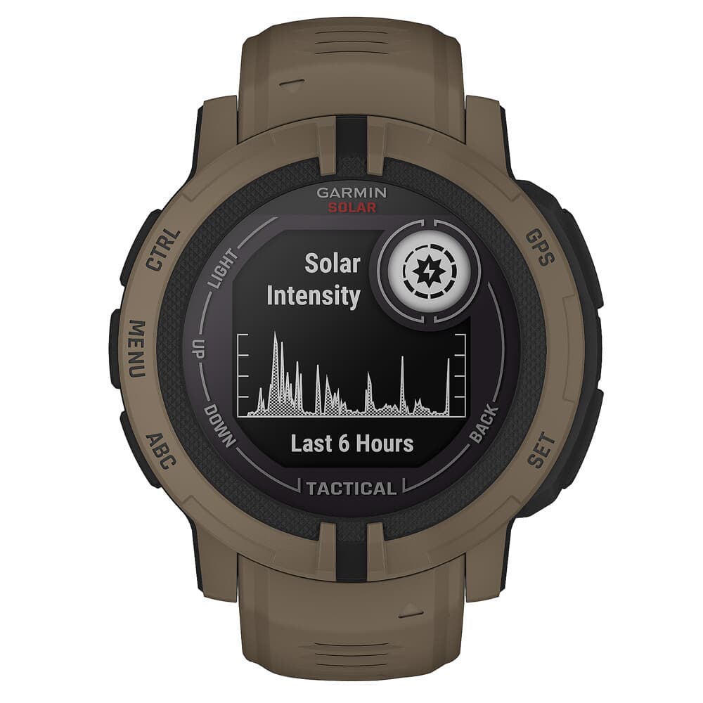 Garmin Instinct 2 Solar Tactical Edition Coyote Tan Smartwatch 010-02627-14